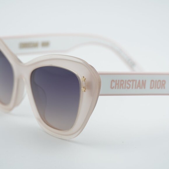 Dior DIORPACIFIC B3U 40GL Sunglasses Pink Shield Frame, Purple Lenses main image 12
